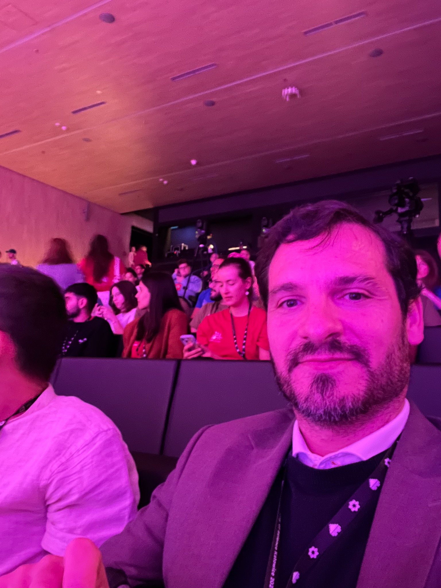 Como jurado de EU TalentOn durante el encuentro en Katowice, Polonia
